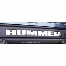2003-2010 GMC HUMMER H2 Tailgate Rear Vinyl Letters Chrome Inserts Stickers Trim picture