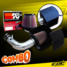 For 13-20 Scion FRS BRZ 2.0L 4cyl Polish Cold Air Intake + K&N Air Filter picture