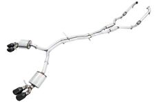 AWE 3010-43050 Tuning for Audi B9 S4 Touring Exhaust-Non-Resonated (Black Tips) picture