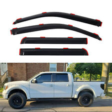 fit For Ford F150 Crew Cab 09-14 Window Visor Vent Shade/Sun Wind/Rain Deflector picture