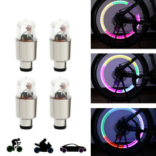 4PCS Bike Car Motorcycle Wheel Tyre Valve Cap Flash LED Light Lamp Accessories picture
