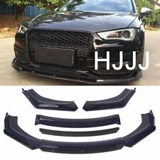 For AUDI A4 A5 A6 Front Bumper Lip Boby Kit Spoiler Splitter Glossy Black picture