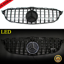 GTR Style Grille W/Camera For Mercedes Benz W205 2015-2018 C180 C200 C300 C43AMG picture