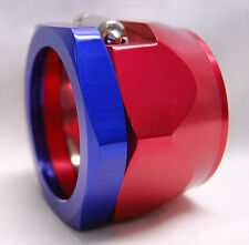 Magna Clamp for 1-1/4 ID Hose Radiator Red Blue Anodized Aluminum 1.74 Max OD picture