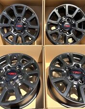 OEM FACTORY 18 inch Toyota Tundra Sequoia TRD Pro Satin Black Rims Rines Wheels picture