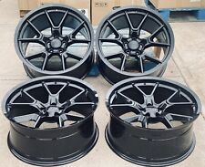 20x9 / 20x10.5 Staggered Wheels For Dodge Challenger Charger  Gloss Black Set 4 picture