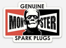 Frankenstein Genuine Monster Spark Plugs Vinyl Sticker Decal picture
