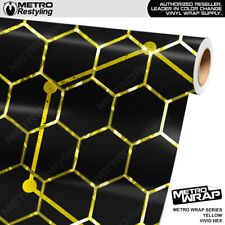 Metro Wrap Vivid Hex Yellow Premium Vinyl Film picture