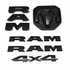 Set OEM RAM Grille Tailgate Emblem Ram Fender 4x4 Badge for 2019 RAM 1500 picture