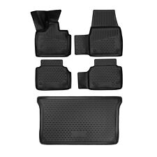 Custom Floor Mats & Cargo Liners for BMW i3 2014-2021 Rubber TPE Black 5Pcs picture