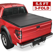 Tri-Fold 5.5FT Hard Truck Bed Tonneau Cover For 2009-2014 Ford F-150 F150 On Top picture