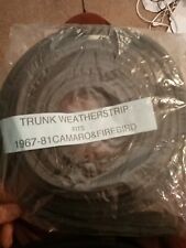 Trunk Weatherstrip 67-81 Camaro Firebird picture