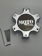 Moto Metal Chrome 6 Lug Wheel Center Cap W/Screws 306B1396H CAP M-932 picture