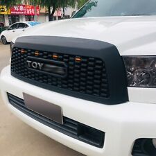 Front grille Fits 10-18 Toyota Sequoia  black grill with LED lights picture