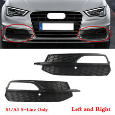 Fit For Audi S3 S-Line 2015-2017 Front Bumper Fog Light Grille Cover Grill picture