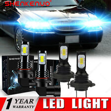 For Lincoln Town Car 2003-2011 High/Low Beam LED Headlight Bulbs 8000K Combo Kit picture