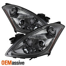 Smoked Fits 2010-2012 Altima Sedan Light Tube DRL LED Halo Projector Headlights picture