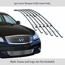 Fits 2008-2010 Infiniti M35/M45 Bumper Stainless Chrome Billet Grille Insert picture