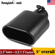 Stainless Steel Square Exhaust Tip Tail Pipe 2.5