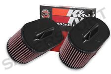 Two K&N E-0651 Hi-Flow Air Intake Filters for 2014-2018 Maserati Ghibli 3.0L V6 picture