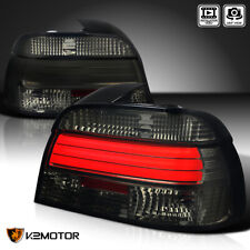 Smoke Fits 1997-2000 BMW E39 5-Series 528i 540i LED Bar Tail Lights Left+Right picture