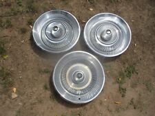 Factory 1967 Chrysler New Yorker Newport 14 inch deluxe hubcaps wheel covers picture