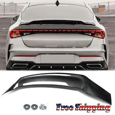 For KIA K5 GT LXS LX EX 21-23 R Style Carbon Fiber Look Rear Trunk Spoiler Wing picture