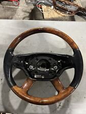07-10 Mercedes W221 S550 CL550 Steering Wheel Wood Trim Paddle Shifters OEM picture
