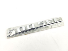 NOS Genuine Mercedes Benz 500 SEC 500SEC Rear Emblem Decal Badge Chrome picture