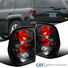 Fits Chevy 02-09 Trailblazer Black Parking Tail Brake Rear Lamps Pair picture