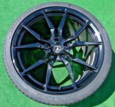 Factory Lamborghini Aventador Wheels Tires Set 4 LP720 OEM Dione Original 20 21 picture