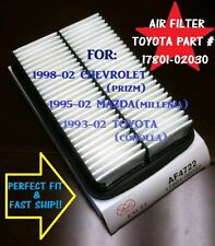 AF4722 FOR 1993-02 Toyota Corolla air filter,95-02 Mazda &98-02 Chevrolet Prizm picture