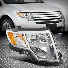For 07-10 Ford Edge OE Style Right Passenger Side Chrome/Amber Headlight Lamp picture