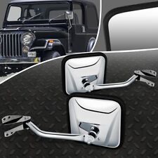 FOR 60-75 JEEP CJ6 CJ3 CJ5 PAIR OE STYLE MANUAL ADJUSTMENT SIDE VIEW DOOR MIRROR picture