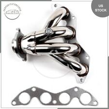 STAINLESS MANIFOLD EXHAUST HEADER+GASKET+BOLTS FOR HONDA CIVIC EX 01 02 D17A2 picture