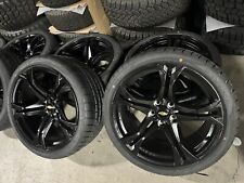 20x10/20x11 Camaro ZL1 Matte Black Wheels Rims 5x120 W/ Tires SS RS Z28 Chevy picture