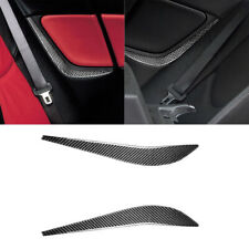 2Pcs Carbon Fiber Rear Seat Side Panel Cover Trim For Mazda RX-8 2004-2008 picture