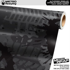Metro Wrap Tire Splatter Elite Black Premium Vinyl Film picture