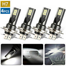 4Pcs Mini H7 + H7 Combo LED Headlight Kit Bulbs High Low Beam 240W 52000LM 6000K picture
