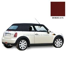 2004-08 Mini Cooper Convertible Top Bordeaux Twillfast RPC & Heated Glass Window picture