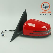 +A1724 W204 MERCEDES 12-14 C CLASS FRONT LEFT DOOR SIDE VIEW MIRROR RED picture