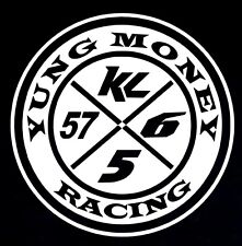1 Kyle Larson Decal 5 6 57 Yung Money NASCAR Late model Sprint Car U Pick Color picture
