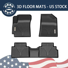 Floor Mats for 2020-2023 Kia Soul 1st & 2nd Rows All Weather Rubber Liners 3pcs picture