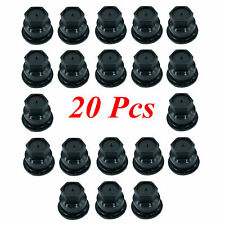 FIT FOR CHEVROLET S10 BLAZER GMC JIMMY SONOMA 20 PCS BLACK LUG NUT COVERS CAP US picture