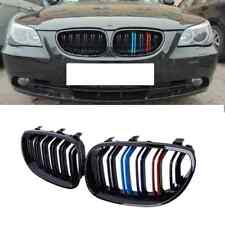Gloss Black M Color Front Kidney Grille Grill for2003-2010 BMW E60 E61 525i 535i picture