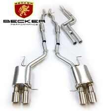 Becker Catback Exhaust Compatible With 2010-2020 BMW 535i F10 M Sport 3.0L picture
