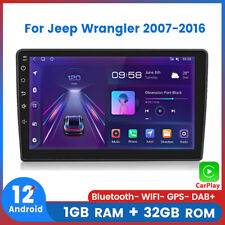 For Jeep Wrangler 2007-2016 Android12 CarPlay GPS Head Unit Stereo Radio WiFi BT picture