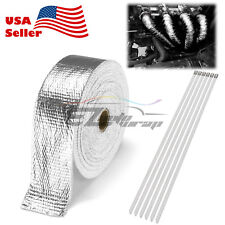 Silver Exhaust Pipe Insulation Thermal Heat Wrap 2