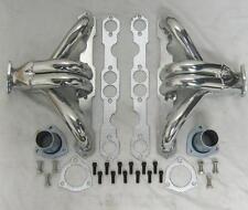Small Block Chevy Ceramic Coated Hugger Headers Shorty Street Rod 350 400 SBC picture
