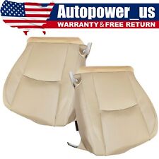 For 2003-2009 Lexus RX330 RX350 RX400 Both Side Bottom Leather Seat Cover Tan picture